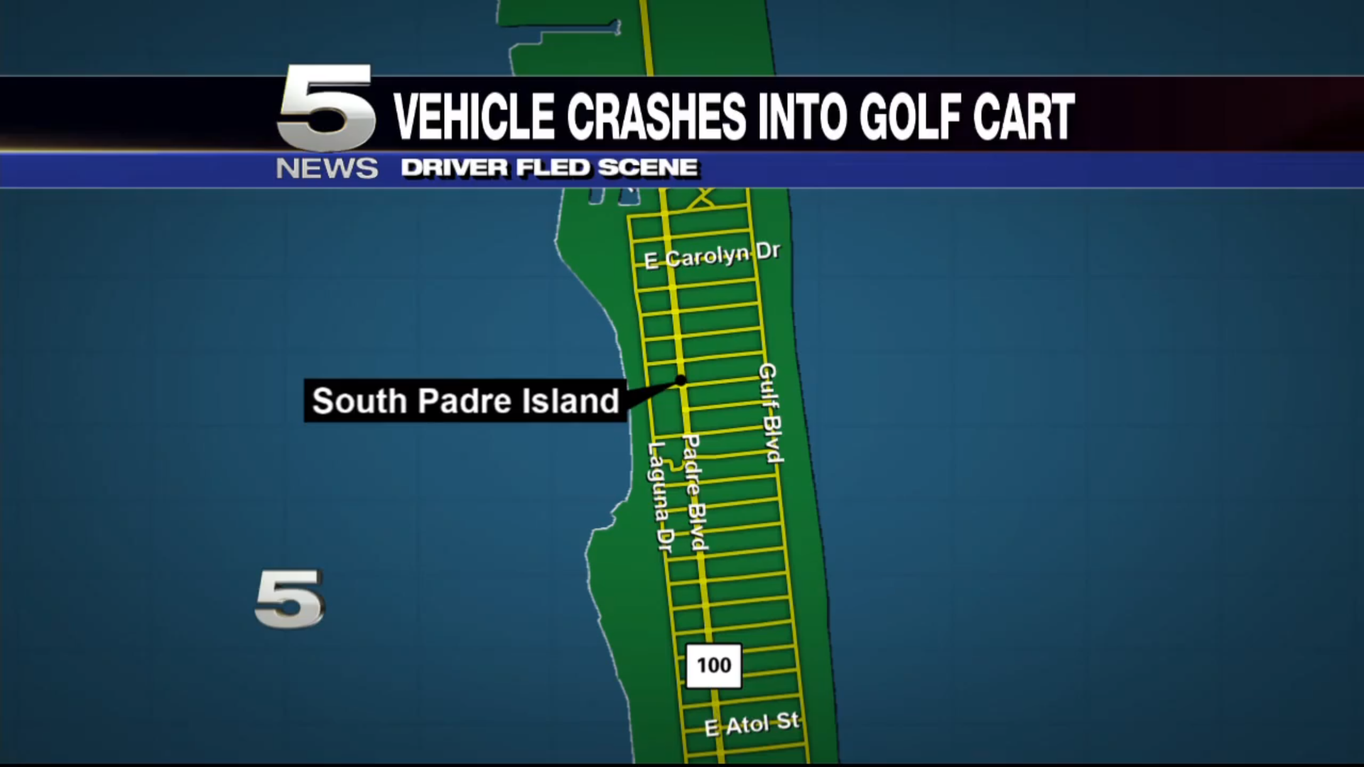 HitandRun Incident on South Padre Island Involving a Golf Cart J