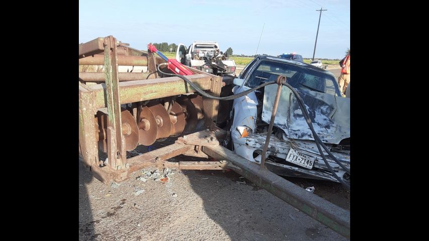 tractor accident